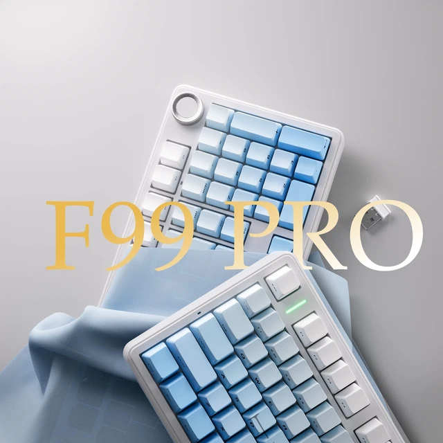 Alt view image 5 of 5 - OIXOC x Aula F99 Pro 99% Hot-Swappable Mechanical Gaming Keyboard