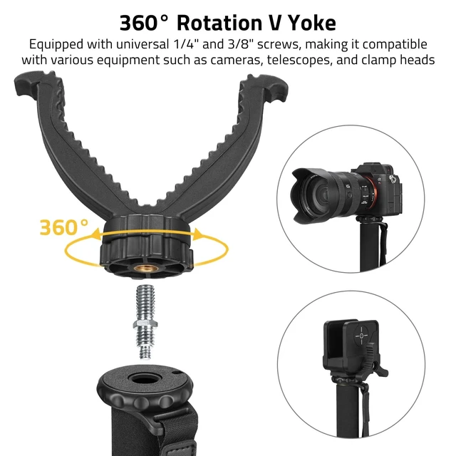 Alt view image 3 of 5 - CVLIFE Hunting Monopod Shooting Stick Tripod Gun Rifle Crossbow Rest