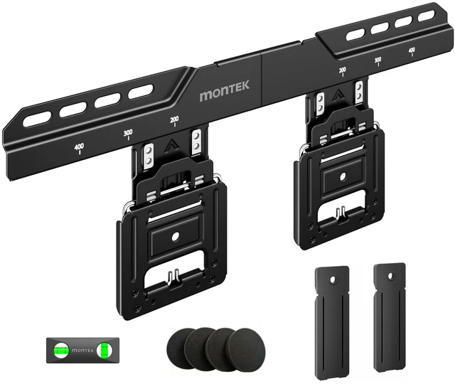 Main image of monTEK 0.35'' Ultra Slim TV Wall Mount for 32-75 Inch Flat & Frame TVs