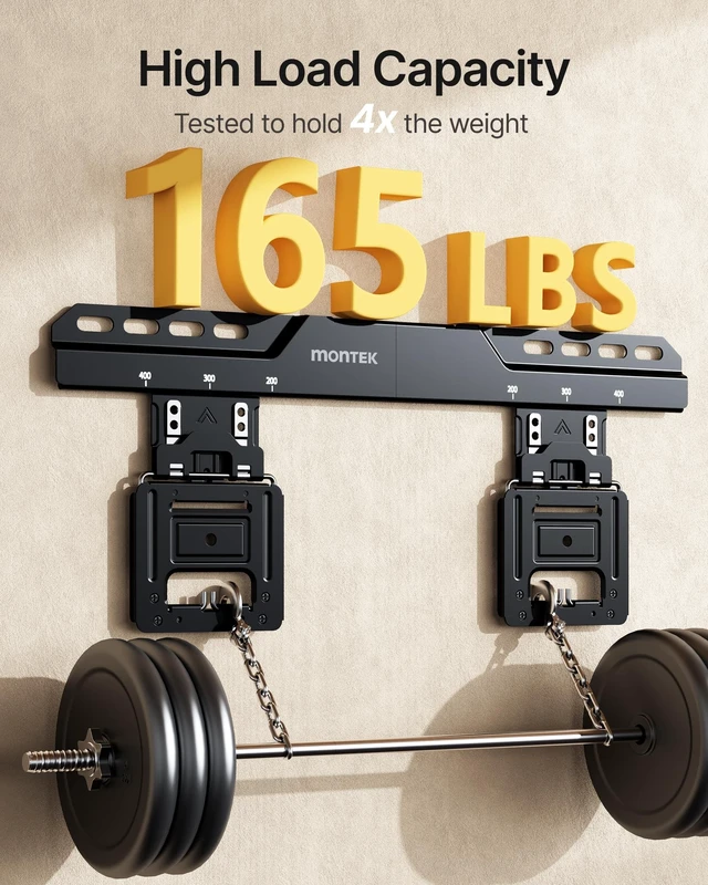 Alt view image 3 of 5 - monTEK 0.35'' Ultra Slim TV Wall Mount for 32-75 Inch Flat & Frame TVs