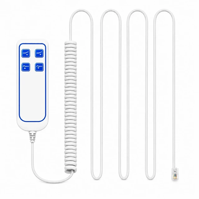 Alt view image 4 of 5 - Replacement for Sleep Number 360 Flexfit Adjustable Base (Attached Remote) Wired Remote Control Model HB12018-00 (Oct 2021 to Dec 2022)