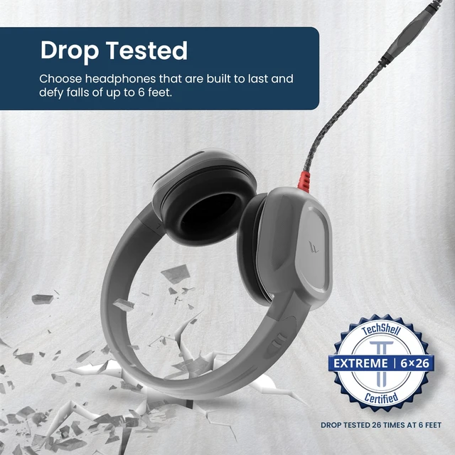 Alt view image 3 of 5 - Brenthaven Rugged 2 Wired School Headphones No Mic ^^ 3.5 mm