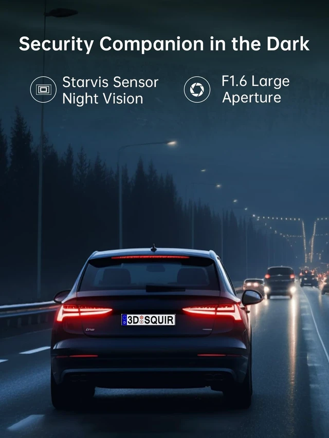 Alt view image 5 of 5 - Dash Cam Front and Rear, Veement S80 4k+1080P Dual Dash Camera for Cars, WiFi Mini Car Camera,1.47 Display Dashcam,170Wide, Night Vision,24H Parking Mode, G-Sensor,Loop Recording, Free 32G Card