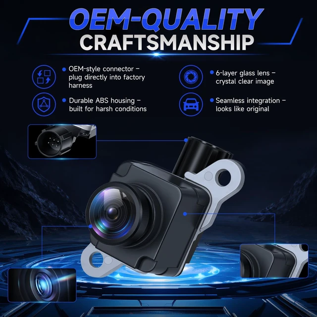 Alt view image 3 of 5 - Backup Camera Replacement for Ram 1500 2500 3500 2013-2018