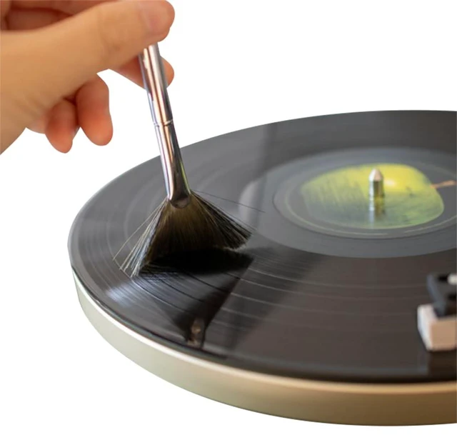 Main image of Matrix Anti Static Overall Dual-Action Cleaning Brush -Conductive Hair Vinyl Record Cleaner Brush for Audio,Turntable,LP,CD and Stylus Needle