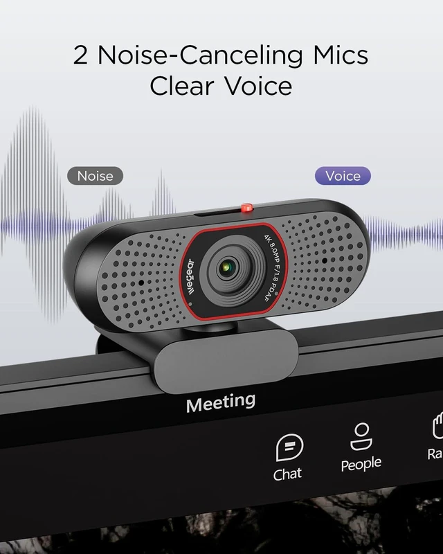 Alt view image 5 of 5 - wegear 4K Webcam for PC, USB-A Computer Camera with Sony 1/2.55'' Sensor