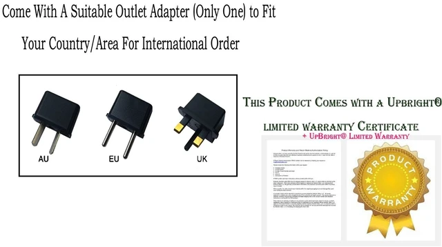 Alt view image 5 of 5 - UpBright AC/DC Adapter Compatible with Brute Model# BSG1221SEB6 Gas Lawn Mower Model Year 2019 Briggs & Stratton EXi625 EXi 625 Electric Start Switching Class 2 Power Supply Cord Battery Charger PSU