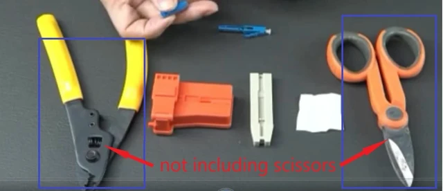Alt view image 4 of 5 - 10pcs LC MM Fiber Optic Quick Connectors Multi Mode Fiber Mechanical Fast Connectors Adapter for 0.9/2.0/3.0mm multimode Fiber Round Cable