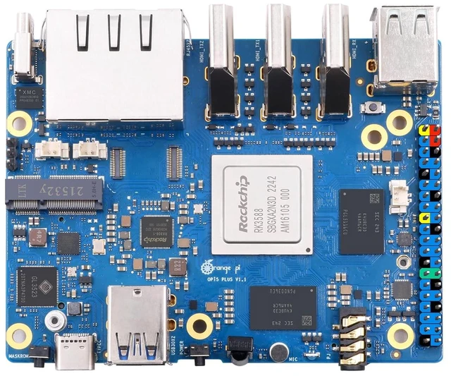 Main image of Orange Pi 5 Plus 4GB/8GB/16GB LPDDR4/4x Rockchip RK3588 8-Core 64-Bit Single Board Computer with eMMC Socket, Development Board Run Orange Pi/Linux/Ubuntu/Debian/Android OS (16GB)