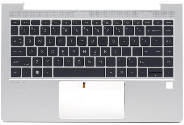 Main image of New Palmrest for HP ProBook 440 G8 445 G8 445R G8 Upper Case with Backlit Keyboard M23769-001 M23770-001