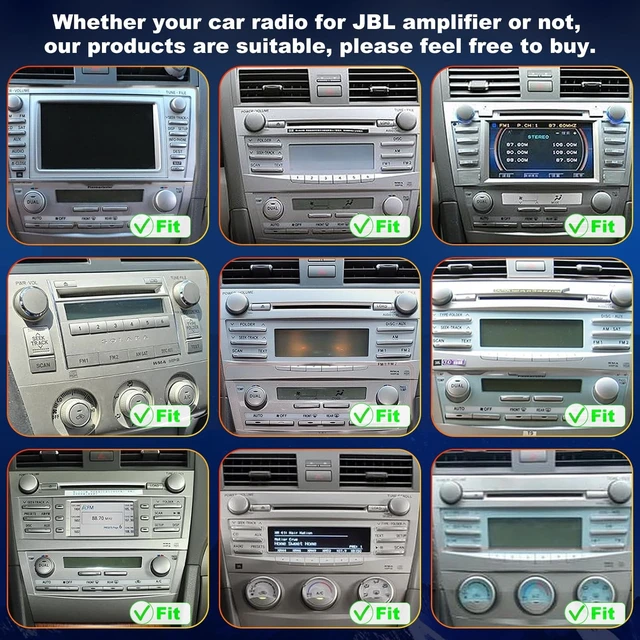 Alt view image 2 of 5 - 64G 5GWiFi Upgrade Android Car Radio for Toyota Camry 2007 2008 2009 2010 2011, Head Unit HD 9inch Touch Screen Car Stereo Wireless Carplay Android Auto Bluetooth GPS Navigation SWC FM Backup C