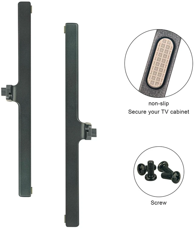 Alt view image 4 of 5 - TV Base Stand, TV Stand Legs Replacement Compatible with Hisense 75U6K