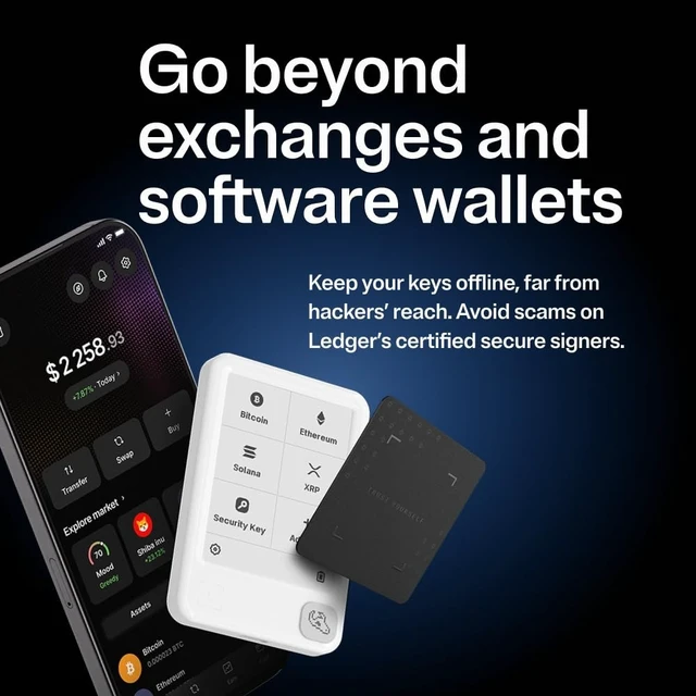 Alt view image 3 of 5 - Ledger Nano Gen5 - Crypto Wallet - Securely Buy Digital Assets - White