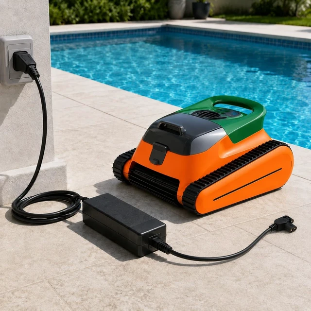 Alt view image 3 of 5 - 26V Adapter Charger for Seauto Crab CR & Zyerch SAT30 Robotic Pool Cleaner
