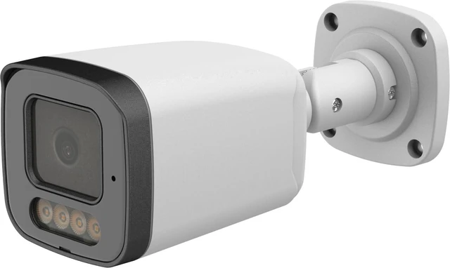 Main image of GW Security 5MP TAA & NDAA Compliant Outdoor Indoor Face Recognition Human/Vehicle AI Detection Two-Way Audio PoE IP Weatherproof Bullet Security Camera (GW562401T)