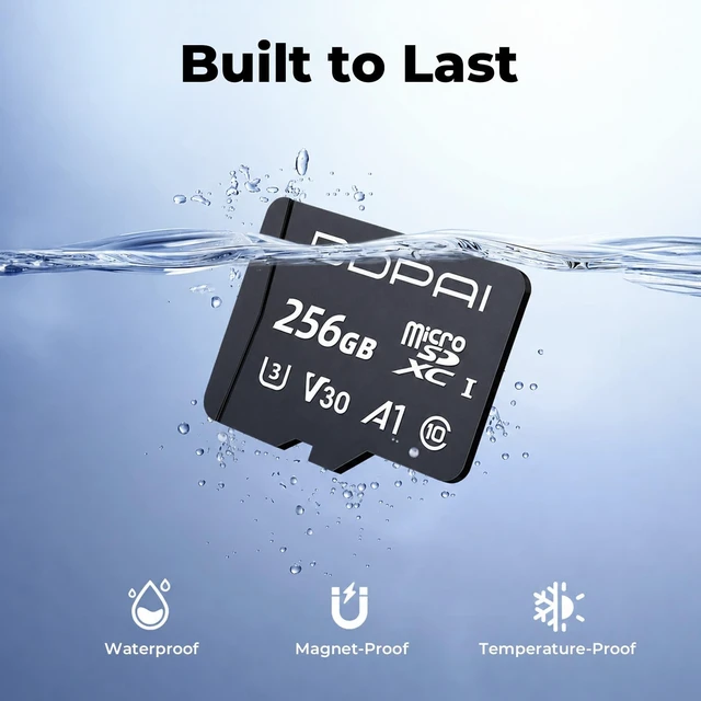 Alt view image 3 of 5 - DDPAI 256GB High Endurance microSD Card for Dash Cam, U3 V30 TF Card