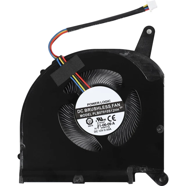Alt view image 3 of 5 - CPU+GPU Cooling Fan for Gigabyte Aero 15 OLED SA 17 HDR XA RP75XA RP77XA