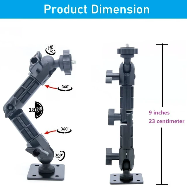 Alt view image 5 of 5 - AceTaken Webcam Wall-Mount with Ring Light, 10'' Streaming-Light Wall Holder Bracket for Razer Kiyo V2 X,V2,Kiyo Pro 4K,Kiyo pro,Kiyo X,Kiyo Webcams
