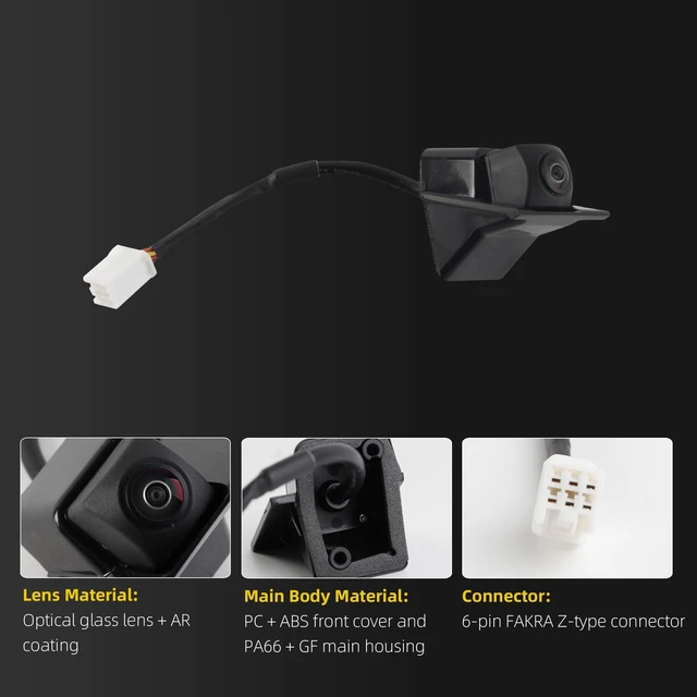 Alt view image 2 of 5 - Dasbecan Rear View Backup Camera Compatible with Honda Pilot 2019 2020