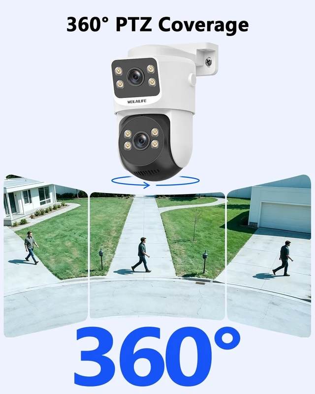 Alt view image 4 of 5 - 4K Wired Security Camera System, Home POE Video Surveillance Systems