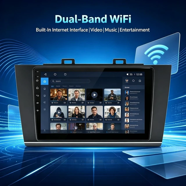 Alt view image 5 of 5 - 6+64GB Qualcomm Android 15 Car Stereo for Subaru Outback Legacy 2015-2018
