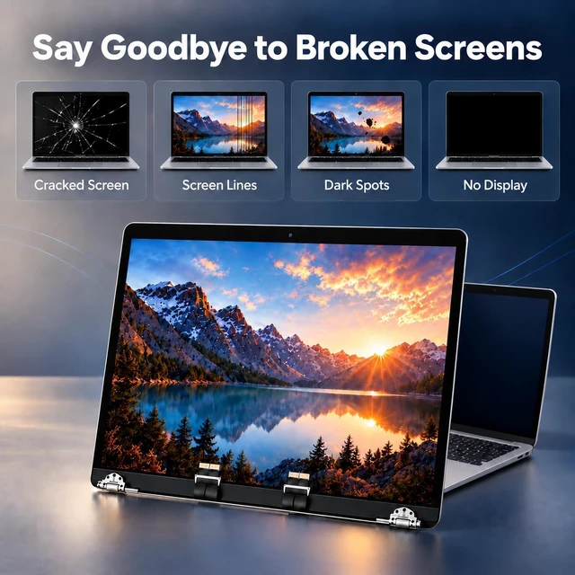 Alt view image 3 of 5 - A2337 Screen Replacement for MacBook Air 13.3" M1 2020 Full LCD-Space Gray