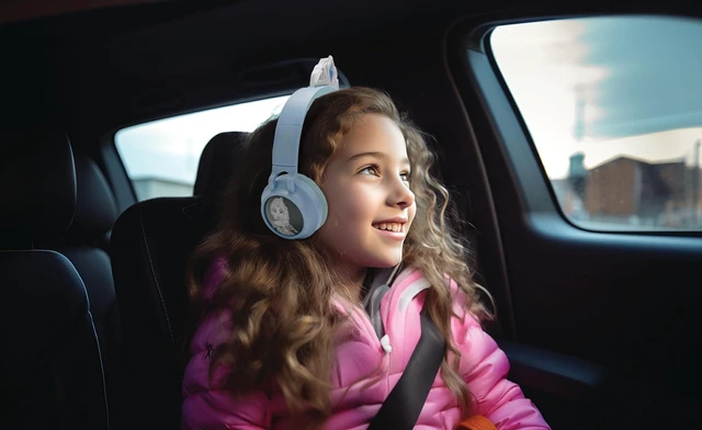 Alt view image 5 of 5 - LEXiBOOK HPBT015FZ Disney Frozen 3D Design Bluetooth Headphones