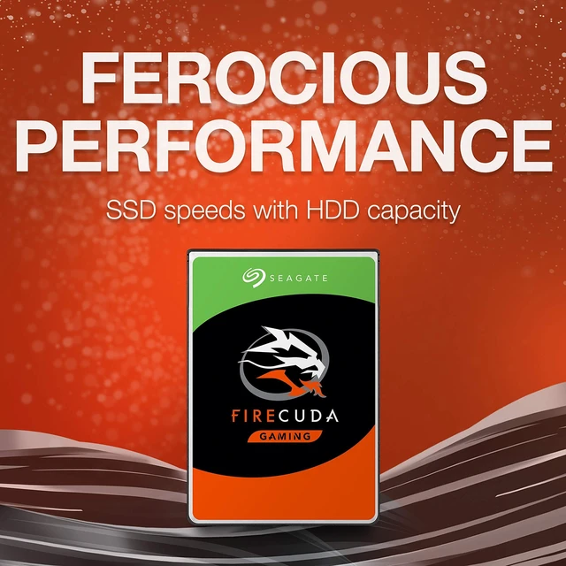 Alt view image 3 of 5 - Seagate FireCuda 1TB Solid State Hybrid Drive Performance SSHD 3.5 Inch Sata 6Gb/s Flash Accelerated Cache for Gaming PC Desktop (ST1000DX002)