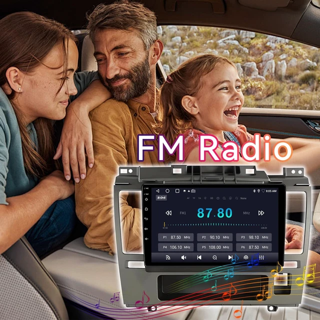 Alt view image 5 of 5 - Android 13 Car Radio Stereo Compatible with Nissan Versa (2005-2010) ^^ 9" IPS Touchscreen ^^ Wireless CarPlay/Android Auto/Mirror Link ^^ GPS Navigation ^^ FM/RDS ^^ IPS/HD Display ^^ AHD Back