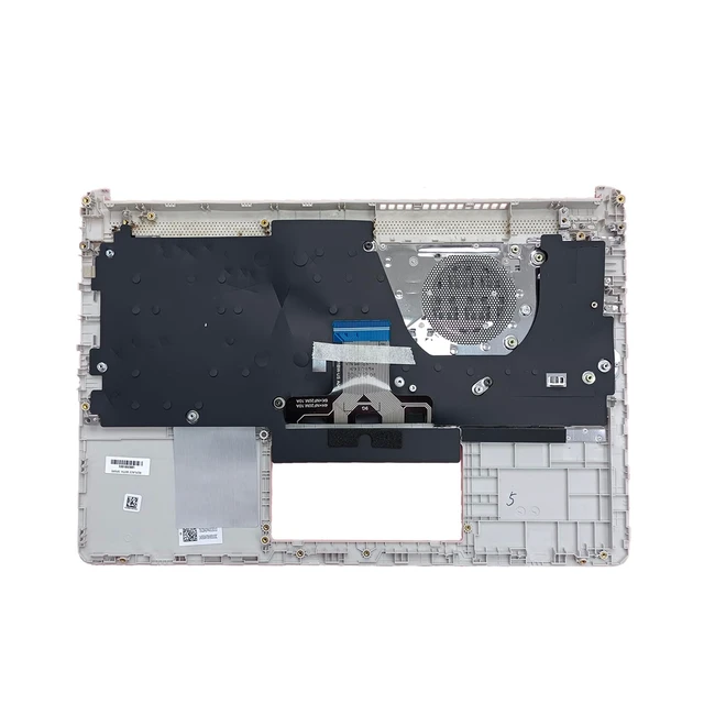 Alt view image 3 of 5 - L88200-001 Replacement for Hp 14T-DQ200 14-DQ 14-FQ 14s-dq 14s-dr 14s-fq Laptop Upper case Palmrest Assembly Part with Non-Backlit US Keyboard Sliver