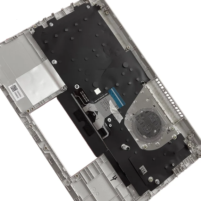 Alt view image 5 of 5 - L88200-001 Replacement for Hp 14T-DQ200 14-DQ 14-FQ 14s-dq 14s-dr 14s-fq Laptop Upper case Palmrest Assembly Part with Non-Backlit US Keyboard Sliver