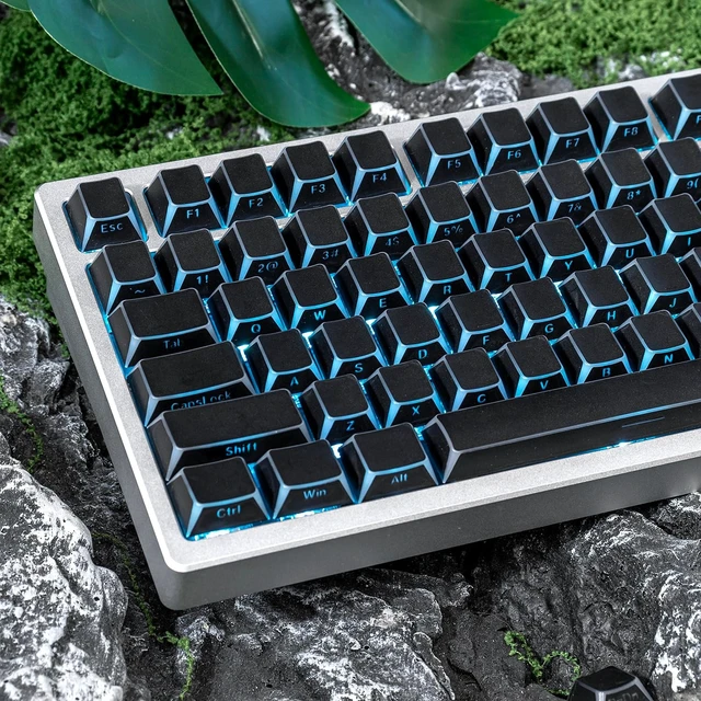 Alt view image 2 of 5 - Sumgsn 137 Keys PBT Shine Through Prism Keycaps for Mx Switches Keyboard