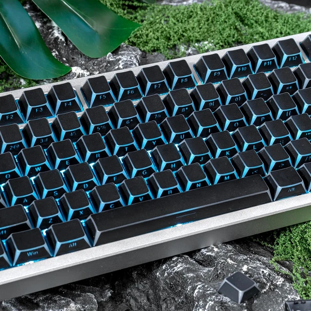 Alt view image 3 of 5 - Sumgsn 137 Keys PBT Shine Through Prism Keycaps for Mx Switches Keyboard
