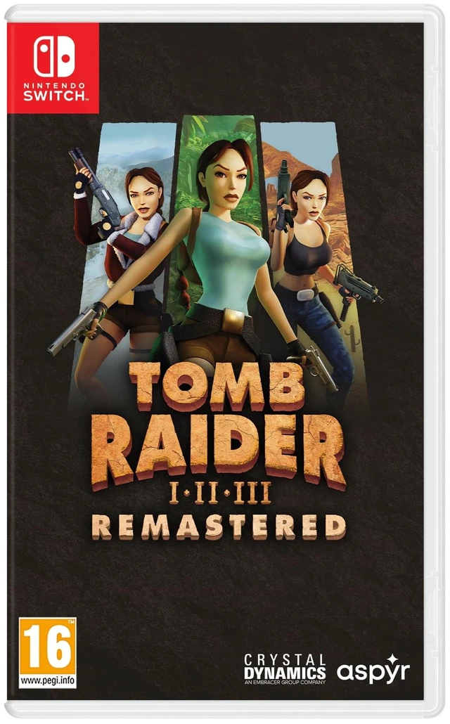 Main image of Just For Games Video Game for Switch Tomb Raider I-III Remastered Starring Lara Croft - EAN Brand: 5056635609601