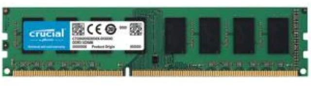 Main image of Crucial RAM 4GB DDR3 1600 MHz CL11 Desktop Memory CT51264BD160B