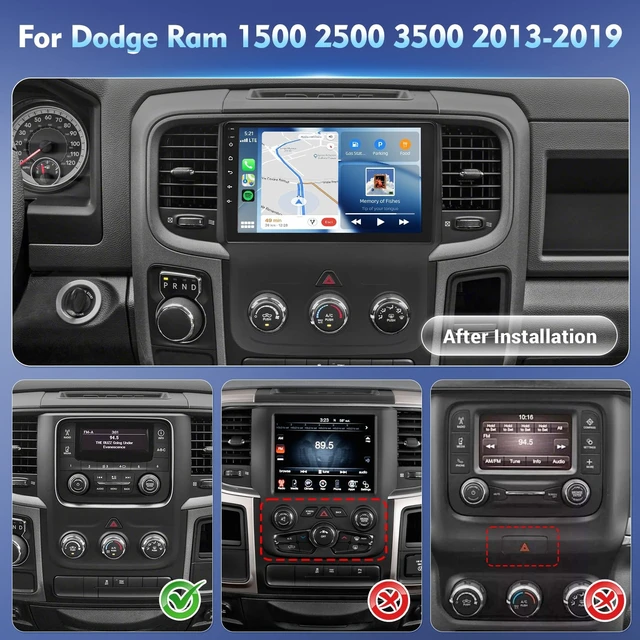 Alt view image 2 of 5 - 4Core+64G Android Car Radio for Dodge Ram 1500 2500 3500 2013-2019