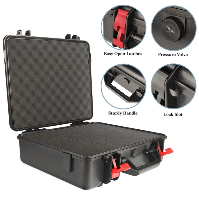 Alt view image 3 of 5 - TQXHLBFU Starlink Mini Case,Hard Case fits Starlink Dish Kit,with Shock Proof Sponge,Water Proof Grade IP67,Precision Cut Foam Protects Starlink Mini,Compatible StarlinkMini Dish and Accessories