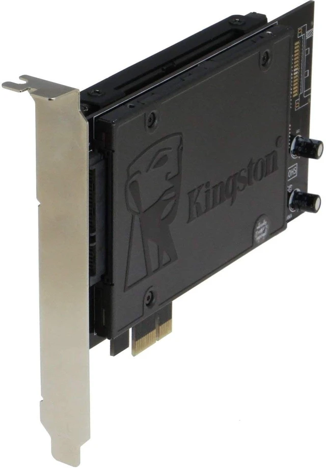 Alt view image 2 of 5 - Sedna - PCI Express (PCIe) Dual 2.5 Inch SATA III (6G) SSD Adapter (Short Double Side SSD Version) (with Built in Power Circuit, no Need SATA Power Connector, Best for Mac), SSD/HDD not Included