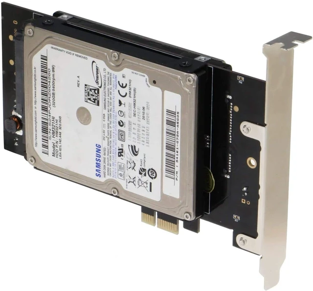 Alt view image 4 of 5 - Sedna - PCI Express (PCIe) Dual 2.5 Inch SATA III (6G) SSD Adapter (Short Double Side SSD Version) (with Built in Power Circuit, no Need SATA Power Connector, Best for Mac), SSD/HDD not Included