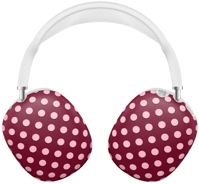 Main image of VELVET CAVIAR Case Cover for AirPods Max 2 & 1 - Cute Protective Headphone Accesssories (Raspberry Polka Dot)