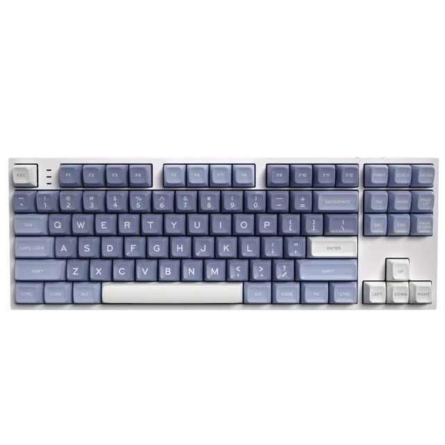 Alt view image 3 of 5 - Owpkeenthy 173 Keys PBT Cherry Profile Keycaps Set, Gaming Replacement Full Keys AntiWear for 60%100% ANSI/ISO Mechanical Keyboard SA Fish