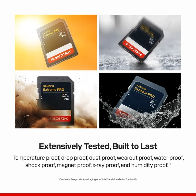 Alt view image 5 of 5 - SANDISK 512GB Extreme PRO SD Memory Card, Up to 310MB/s Read Speeds, UHS-II