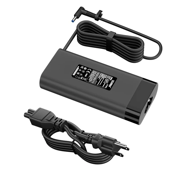 Alt view image 3 of 5 - 150W AC Adapter for HP Laptop Charger, 19.5V 7.7A, 4.5x3.0mm Tip