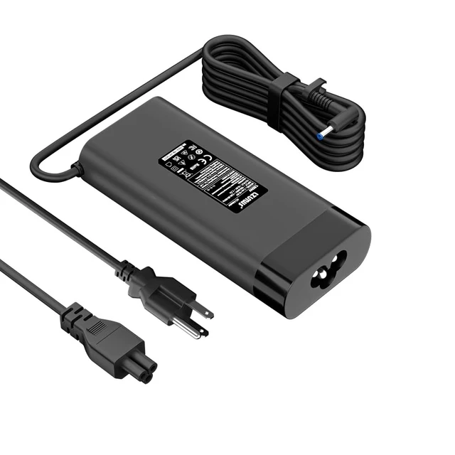 Alt view image 4 of 5 - 150W AC Adapter for HP Laptop Charger, 19.5V 7.7A, 4.5x3.0mm Tip