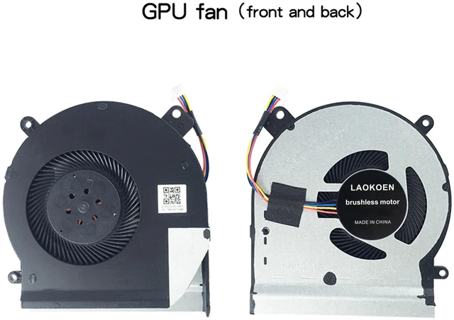 Alt view image 5 of 5 - New Replacement Cooling Fans for ASUS ROG Strix Scar II Gaming Laptop GL504 GL504G GL504GS GL504GM GL504GV GL504GW GL504GV-DS74 S5C S5CS S5CM Series FK7T FK7U DFSCK221051820 DFSCK221151810 Fan