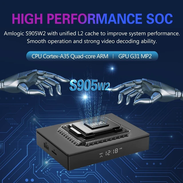 Alt view image 2 of 5 - Android 11.0 TV Box, 4G RAM 32G ROM Smart TV Box