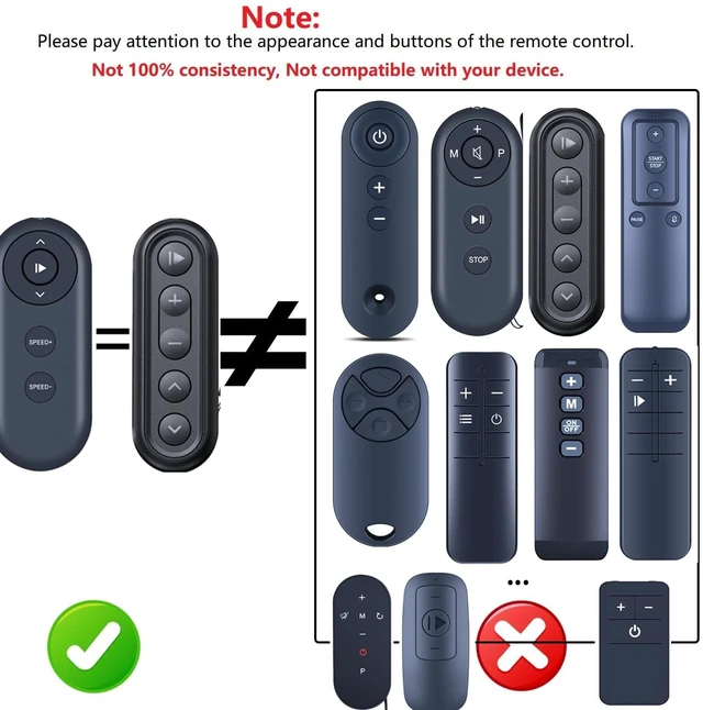 Alt view image 4 of 5 - WDZP New Walking Pad Replacement Remote Control fit for Jogwell Walking Pad Treadmill TM04BK TM04