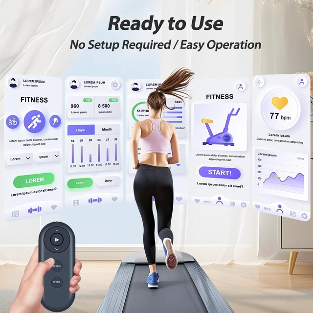 Alt view image 3 of 5 - WDZP New Walking Pad Replacement Remote Control fit for Jogwell Walking Pad Treadmill TM04BK TM04