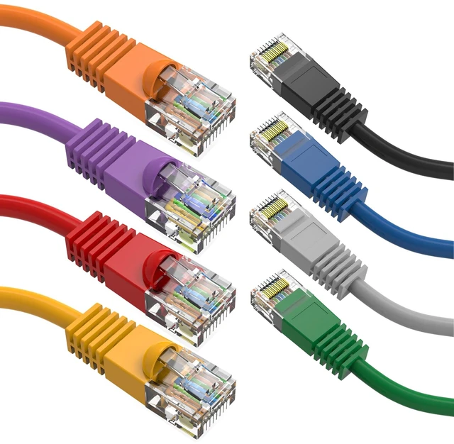 Main image of Electriduct 24-Pack CAT6 Snagless Ethernet Patch Cables 2 Feet - White
