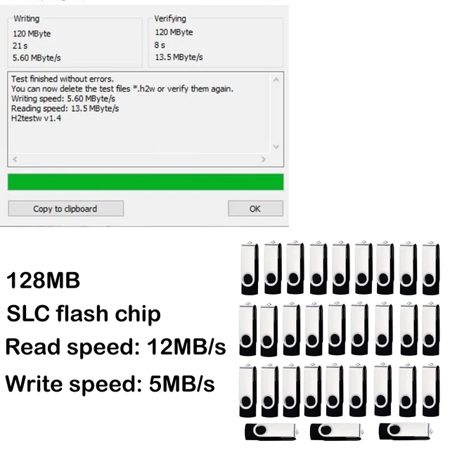 Alt view image 2 of 4 - lcwamy USB 128MB USB Flash Drive 100 Pack Thumb Drive Bulk Wholesale Flash Drive 100 Pack USB Flash Drives Pack (Not 128G)